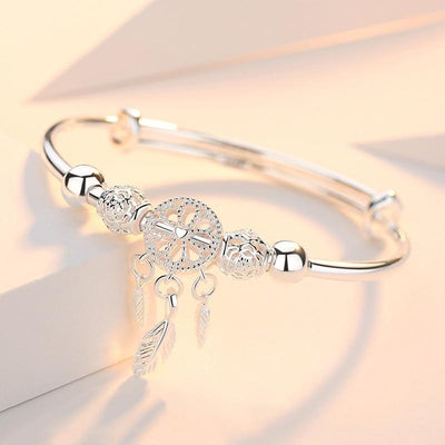 Carmen | Adjustable 925 silver dreamcatcher bracelet